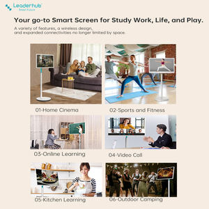 หน้าจอสัมผัสหมุนได้ Leaderhub L277M ขนาด 27 นิ้ว ELED ระบบ Android <span class=keywords><strong>13</strong></span> พร้อมไมโครโฟนและกล้องสำหรับใช้ในบ้าน - Product Image 4