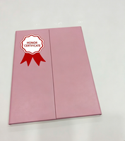 Porte-documents lumineux en PU avec logo personnalisé, pour certificats et récompenses