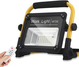 Lampes LED de camping alimentées par courant alternatif 120W, portables et flexibles, lampe de travail rechargeable, rotative à 360 degrés, IP65 WD-728 IP65 - Product Image 1