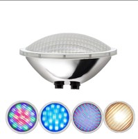 In acciaio inox 36w 12v ip68 par56 subacquea a led astrale luci rgb led piscina di ricambio acquario di illuminazione RF a distanza di controllo
