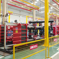 Produsen Profesional Pemanas Baja Tahan Karat 304 90m3/jam 240m3/jam 480m3/jam 700KW 3500KW Unit Penukar Panas Tipe Pelat