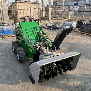 Gratis pengiriman <span class=keywords><strong>Mini</strong></span> Skidsteer <span class=keywords><strong>Loader</strong></span> 500kg 800kg 1ton pemuat kecil Dlingo elektrik Skid Steer Track <span class=keywords><strong>Loader</strong></span> untuk dijual - Product Image 2