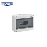 Boîte de distribution électrique étanche série HT 4/8/12/18/24 voies, boîte de distribution d'alimentation extérieure en plastique PC ABS