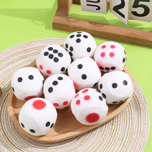 Slow Rising TPR Soft Dice Squishy <b>Toy</b> Sensory Fidget Stress Relief Anxiety Relaxation <b>Desk</b> <b>Toy</b> for Kids 14 Years & up - Product Image 1