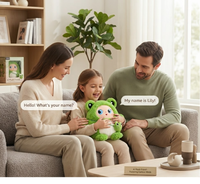 Produit phare : Compagnon de bureau IA Lapin, Robot poupée compagnon émotionnel à dialogue intelligent, Jouet en peluche éducatif et Pendentif