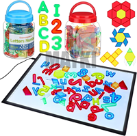 Tableaux lumineux LED Montessori, panneaux lumineux LED ultra-lumineux, jouet sensoriel, table d'activités pour les activités d'apprentissage préscolaire