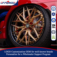 Nouvelles jantes forgées en deux parties, design poli argenté, multi-rayons, 19 et 20 pouces, 5x112 pour Aventador BMW M4 G82, personnalisées OEM ODM