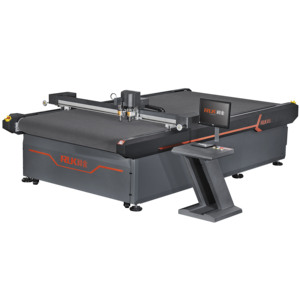 digital flatbed PVC PET box cutting plotter automatic self seal sticker cutting machine