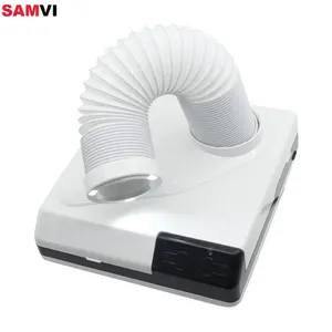 60W Powerful Nail Dust Collector Machine For Manicure Vacuum Cleaner For Nail Art Nail Fan Dust Suction 3 Leds For Lighting 560m