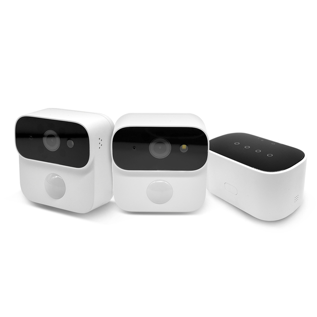 2026 2K HD Outdoor Household CCTV Camera PIR Motion Detection Siren Wireless AI People Detection Rechargeable Solar 1 Year