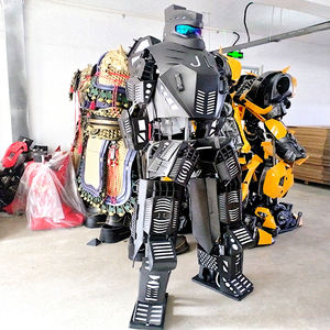 Disfraces de robot al por mayor, ropa de robot mecánico con luz LED, disfraz de actuación de dibujos animados de personaje de <span class=keywords><strong>película</strong></span> de Anime para adultos - Product Image 3