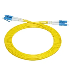 Puente de fibra óptica de grado de telecomunicaciones de doble núcleo monomodo 3M Cable de conexión de fibra óptica multimodo OM3 de doble núcleo de 1/2"
