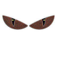 Bestseller transfrontalier : Phare LED dynamique automobile 'Demon-eye' et éclairage emoji pour affichage embarqué sur vitre arrière, Plug-and-play, 5V