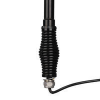 Antenne mobile VHF/UHF en fibre de verre pour voiture avec base à ressort, connecteur PL259, gain de 6,5 dBi, puissance de 150 W