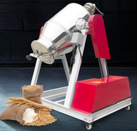 Équipement de mélange en acier inoxydable farine alimentaire poudre prémélange mélangeur machine double cône mélangeur