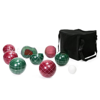 Ensemble de boules de pétanque légères pour jeux de plein air, ensemble professionnel de boules de pétanque, jeu de lancer de boules utilisé par les écoles.