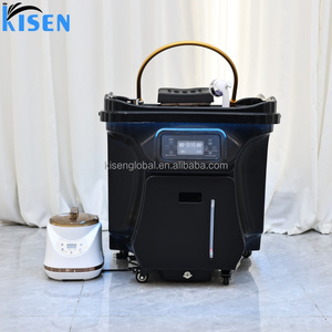 อ่างสระผมเคลื่อนที่ KISEN สำหรับทำสปาบำบัดหนังศีรษะ ไม่ต้องใช้ระบบประปา พร้อมไฟ LED และถังเก็บน้ำขนาด 60 ลิตร และ 30 ลิตร สำหรับร้านเสริมสวย - Product Image 3