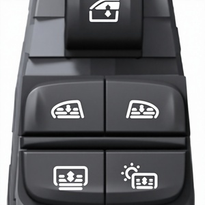 Interrupteur de lève-vitre électrique pour Bmw 730, 61319352183, pour remplacement et réparation, en plastique ABS - Product Image 1