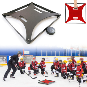 Dispositivo di Allenamento per Hockey con Disco Danneggiato, Passatore a 4 Vie, Rimbalzatore per Hockey - Product Image 1