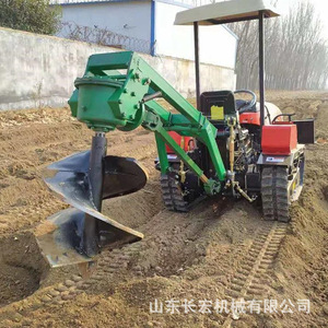 Machine de forage mécanique montée sur tracteur Shandong Changhong pour la plantation d'arbres et l'installation de poteaux - Product Image 1