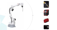 Robot de soudage sans programmation pour poteaux, import de modèle 3D, reconnaissance automatique de la soudure, équipement de soudage d'angle pour épaississeurs de plaques de 50 mm d'épaisseur