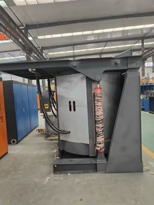 Four à induction industriel avec composants principaux PLC 380V Garantie 1 an pour la fusion de la ferraille de cuivre et d'aluminium - Product Image 6