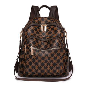 Mochila Modelo 2025 Hecha de Material PU. El forro está hecho de poliéster y presenta patrones geométricos.5928 - Product Image 4