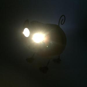 Solar Garden <b>Light</b> Cat Shape <b>LED</b> Outdoor Decorative Plant Pot With Solar Panel - Product Image 4