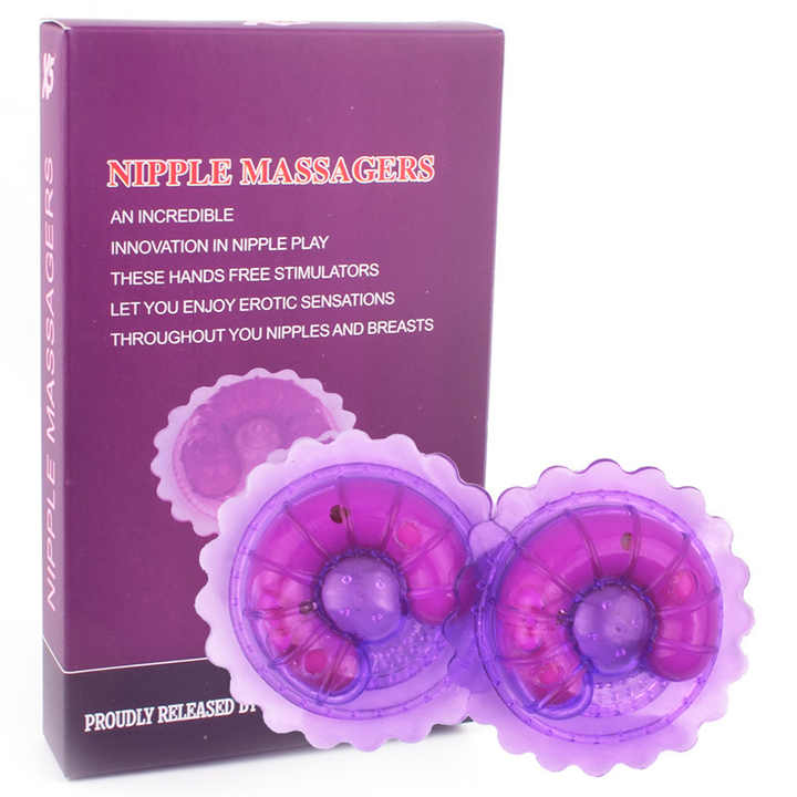 Mini Chest Patch Stimulating Vibration Nipple Massager  10 Modes  Rechargeable Breast Sex Toy for Women | CE Certified