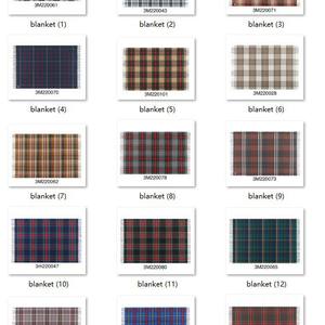 Verdickte Sofa-Decke aus Alpakawolle Einzelpersonen-Schlafdecke Freizeit Schottische Wolldecke Strapazierfähige Tartan-Decke aus Wolle - Product Image 6