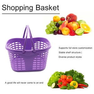 किराने और खुदरा दुकानों के लिए ढहने वाली शॉपिंग बास्केट कार्ट - Product Image 5