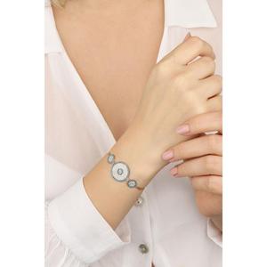 Braccialetto in argento con perline turchese malocchio - Product Image 2