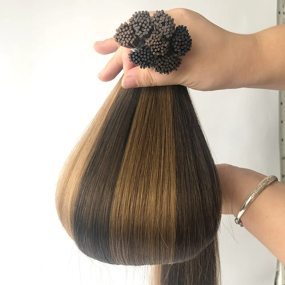 Extensiones de cabello humano Remy, doble estiramiento, 100% ruso, venta al por mayor