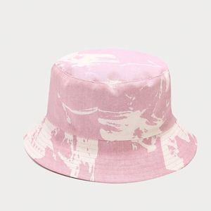 Wholesale Fashion New Trend <b>Tie</b> Dye Sun Hat Two Side Reversible Wear Design Cotton Lady Girl Autumn Outdoor Causal Bucket Hat - Product Image 6