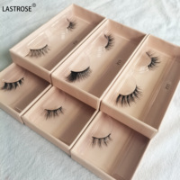 En gros Demi-cils 3D en Faux Vison, Boîte de cils personnalisée, Demi-cils en Vison