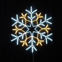 Precio de fábrica IP65 interior/exterior LED copo de nieve luz 2D motivo iluminación decorativa vacaciones Navidad paisaje alta decoración