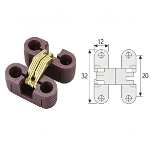 Cerniera a scomparsa per <span class=keywords><strong>tavolo</strong></span>, cerniera a croce nascosta a 180 gradi per tavoli pieghevoli, ferramenta per mobili - Product Image 1