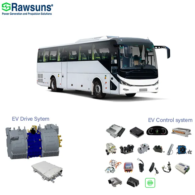 electric motors AC drive system RAD4110 ev conversion kit 160Kw 1100Nm electric car kit for 12 meter and above bus