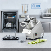 Multifunctionele commerciële fruit-, ui-, kool- en aardappel-snijmachine, -hakker en -slicer