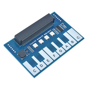 Mini placa de expansión de módulo de piano para BBC <span class=keywords><strong>Micro</strong></span>: <span class=keywords><strong>Bit</strong></span> <span class=keywords><strong>V2</strong></span>, teclas táctiles para reproducir música, con 4 LED RGB TTP229 controlador táctil - Product Image 1