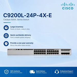C9200L-24P-4X-E สำหรับสวิตช์ POE 9200 แบบ 24 พอร์ต พร้อมอัปลิงค์ 4x10G SFP รับประกัน 1 ปี QoS SNMP - Product Image 3