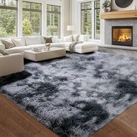 Luxuriöses Modernes Polyester-Heimtextil Großes Rechteckiges Teppich-Set mit Küstenmuster, Rutschfest und Tierfreundlich für das Wohnzimmer