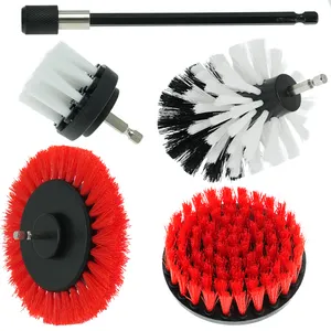 Power nylon drill clean brushes for cleaning floor/sofa dusting carpet tyre rim drill clean brush set/kit