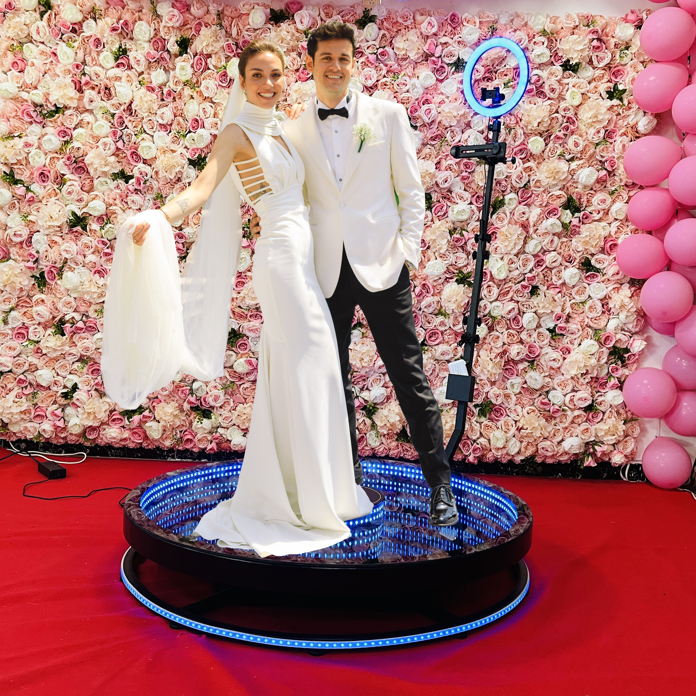 Доставка DHL, портативная фотобудка 360 на 4-6 человек, 2 года гарантии, фантазия 360, фото-будка для вечеринки, свадьбы