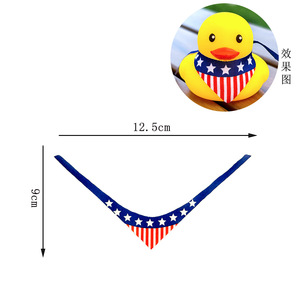 Khuyến Mại Hot Bán Cao Bồi Cao Su Vịt Mlemorial Ngày Đồ Trang Trí Khăn Mũ Ducky Cho Xe Trang Trí Vịt Với Hat Vòng Cổ - Product Image 4