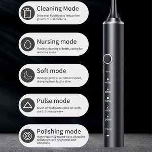 Adult <b>Waterproof</b> <b>Electric</b> Toothbrush 6 Cleaning Modes USB Rechargeable Type <b>Electric</b> Toothbrush New Design Home Use Portable - Product Image 3