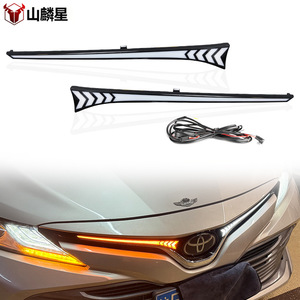 Toyota Camry 2018-2019 Grille <b>Light</b> Laser Style <b>Led</b> Trim <b>Cover</b> No Drill Installation Waterproof Sealed - Product Image 3