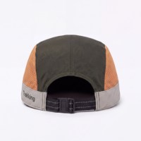 Gorra de Trekking Personalizada de 5 Paneles con Malla 4ugear, Transpirable, con Logotipo Reflectante, Unisex, Ajustable, para Deportes al Aire Libre, Senderismo, Hombre y Mujer