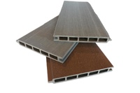 Tablas Decorativas para Cercas de Jardín de WPC Compuesto, Resistentes al Agua, Ignífugas, Ecológicas, de 6 Pies, para Balcón