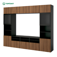 Ensemble de meubles de salon Topohut : canapé personnalisé, table basse, meuble TV, armoire